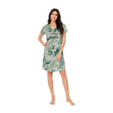 Modern Meadow Collection Women's Striped Sleepwear Dress | Ultra-Soft Breathable Nightwear | Relaxed Fit Lounge & Sleep Shirt