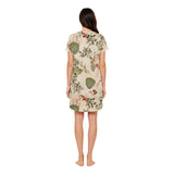 Modern Meadow Collection Women's Striped Sleepwear Dress | Ultra-Soft Breathable Nightwear | Relaxed Fit Lounge & Sleep Shirt