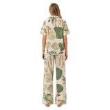 Botanical Ease CollectionÃ¢â€žÂ¢ Women's Premium Floral Sleepwear Co-Ord Set | Ultra-Soft Relaxed Fit Nightwear | Elegant All-Season Loungewear