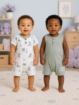 Niki Nova Baby Romper Set Soft Cotton for Baby Boys & Girls