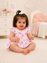 Niki Nova Baby Girls Flutter Dress Soft Cotton Everyday Wear