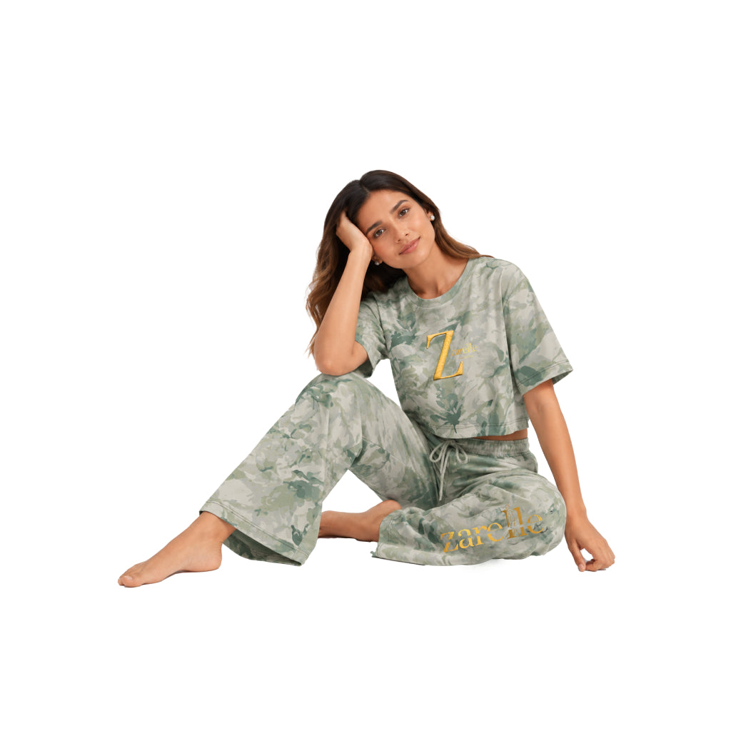 Ease & Bloom Collection Women's Premium Striped Sleepwear Co-Ord Set | Ultra-Soft Lounge & Nightwear | Relaxed Fit Two-Piece Pajama Set