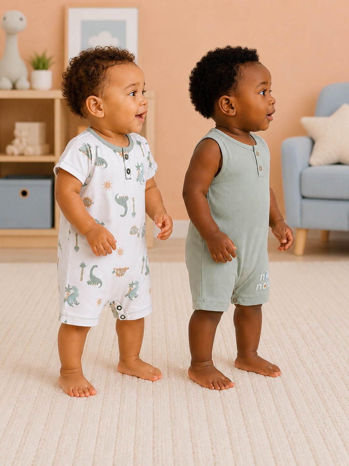 Niki Nova Baby Romper Set Soft Cotton for Baby Boys & Girls