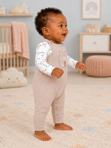 Niki Nova Baby Dungaree Set Soft Ribbed for Baby Boys & Girls