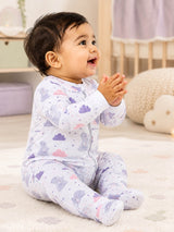 Niki Nova Baby Zip Sleepsuit Soft Cotton for Baby Boys & Girls