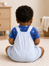 Niki Nova Baby Bodysuit & Bubble Shorts Set Soft Cotton Unisex
