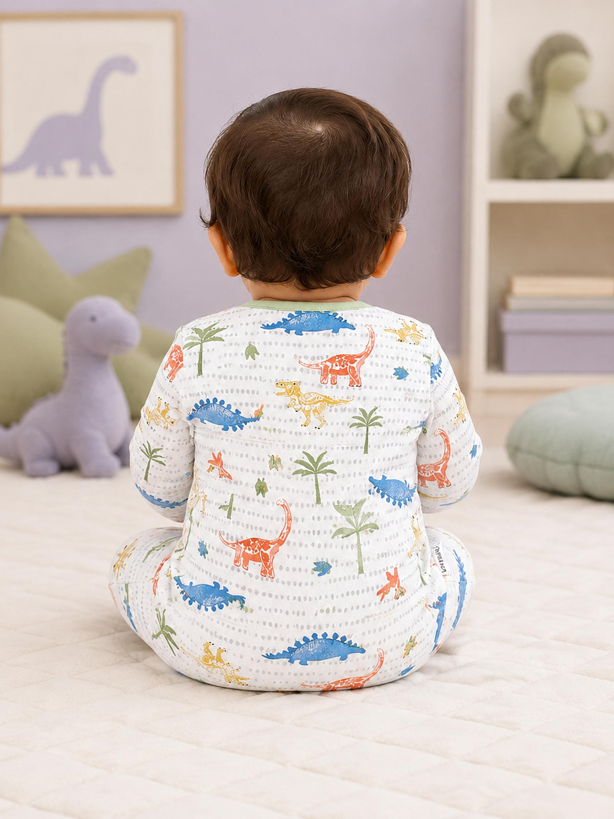 Niki Nova Baby Zip Sleepsuit Soft Cotton for Baby Boys & Girls