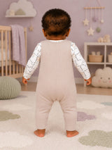 Niki Nova Baby Dungaree Set Soft Ribbed for Baby Boys & Girls