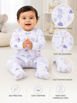 Niki Nova Baby Zip Sleepsuit Soft Cotton for Baby Boys & Girls