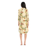 Natural Edit Capsules Sleep Shirt Dress for Women | Premium Botanical Print Nightwear | Ultra-Soft Relaxed Fit Sleepwear