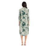 Natural Edit Capsules Sleep Shirt Dress for Women | Premium Botanical Print Nightwear | Ultra-Soft Relaxed Fit Sleepwear