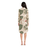 Natural Edit Capsules Sleep Shirt Dress for Women | Premium Botanical Print Nightwear | Ultra-Soft Relaxed Fit Sleepwear