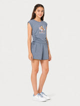 Belina Girl Girl's Cotton Regular Fit Top & Shorts Co-ord Set