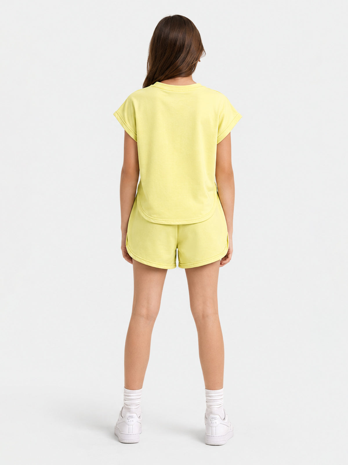 Belina Girl Girl's Cotton Relaxed Fit T-Shirt Shorts Co-Ord Set