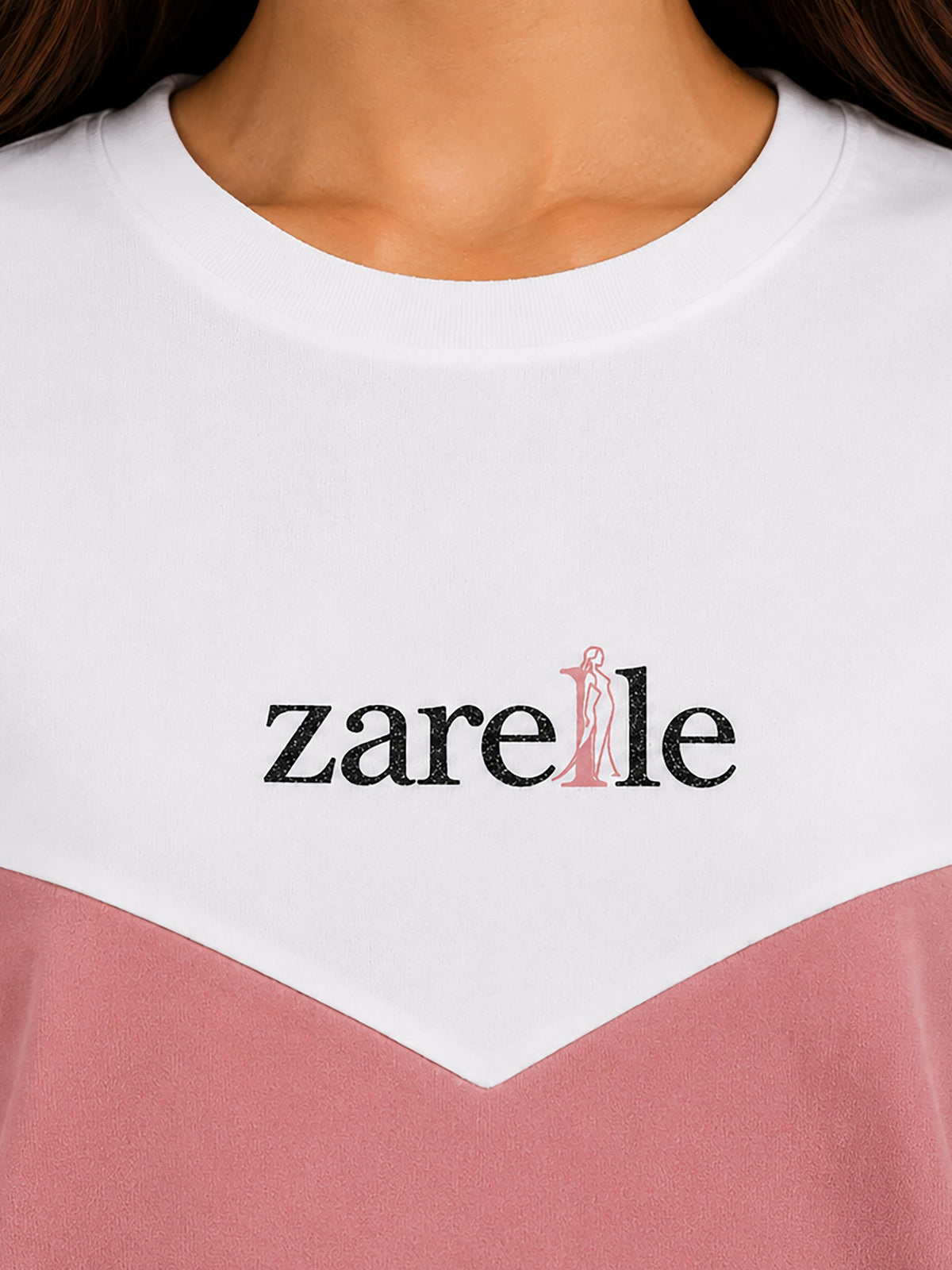 Zarelle Women's Cotton Top and Wide-Leg Trouser Co-Ord Set