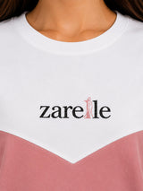 Zarelle Women's Cotton Top and Wide-Leg Trouser Co-Ord Set