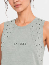 Zarelle Women's Cotton Studded Top