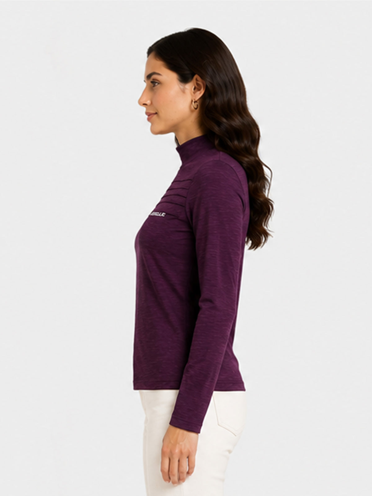 Zarelle Women's Cotton Slub Regular Fit T-Shirt