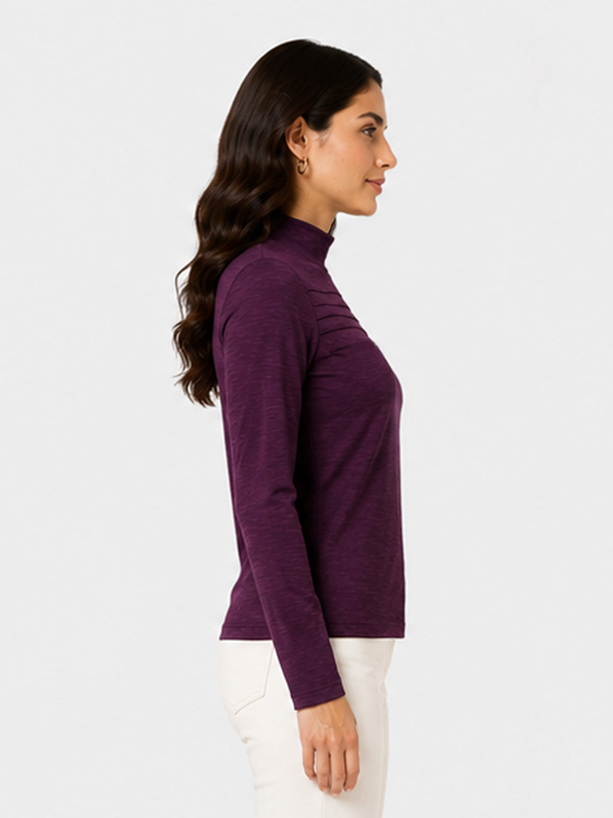 Zarelle Women's Cotton Slub Regular Fit T-Shirt