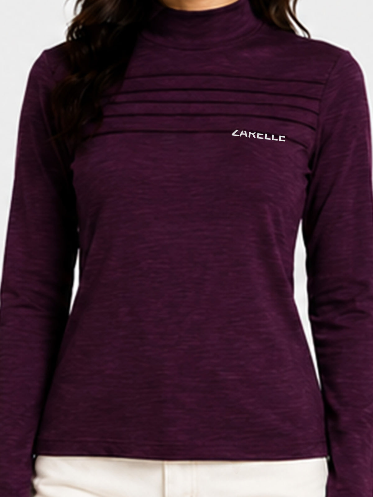 Zarelle Women's Cotton Slub Regular Fit T-Shirt