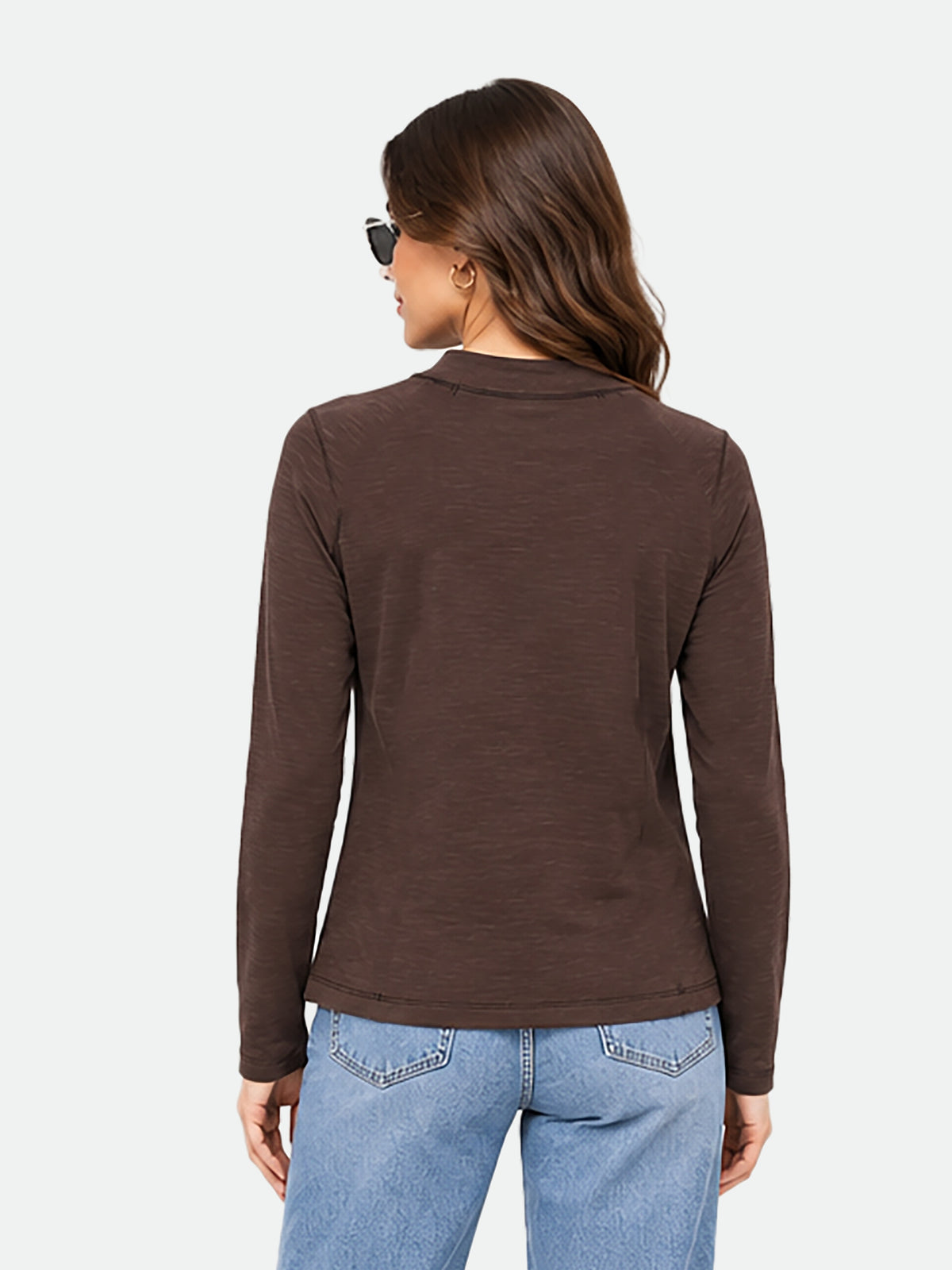 Zarelle Women's Cotton Slub Regular Fit T-Shirt