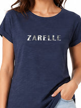 Zarelle Women's Cotton Relaxed Fit T-Shirt