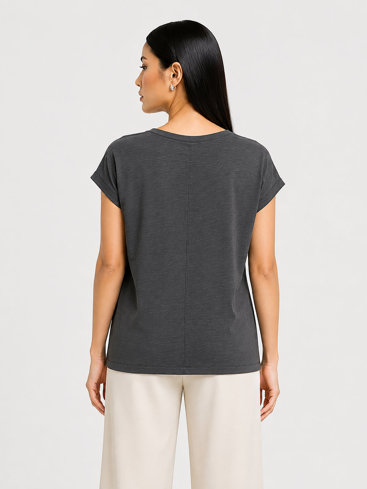 Zarelle Women's Cotton Relaxed Fit T-Shirt