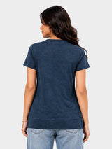 Zarelle Women's Cotton Round Neck Top