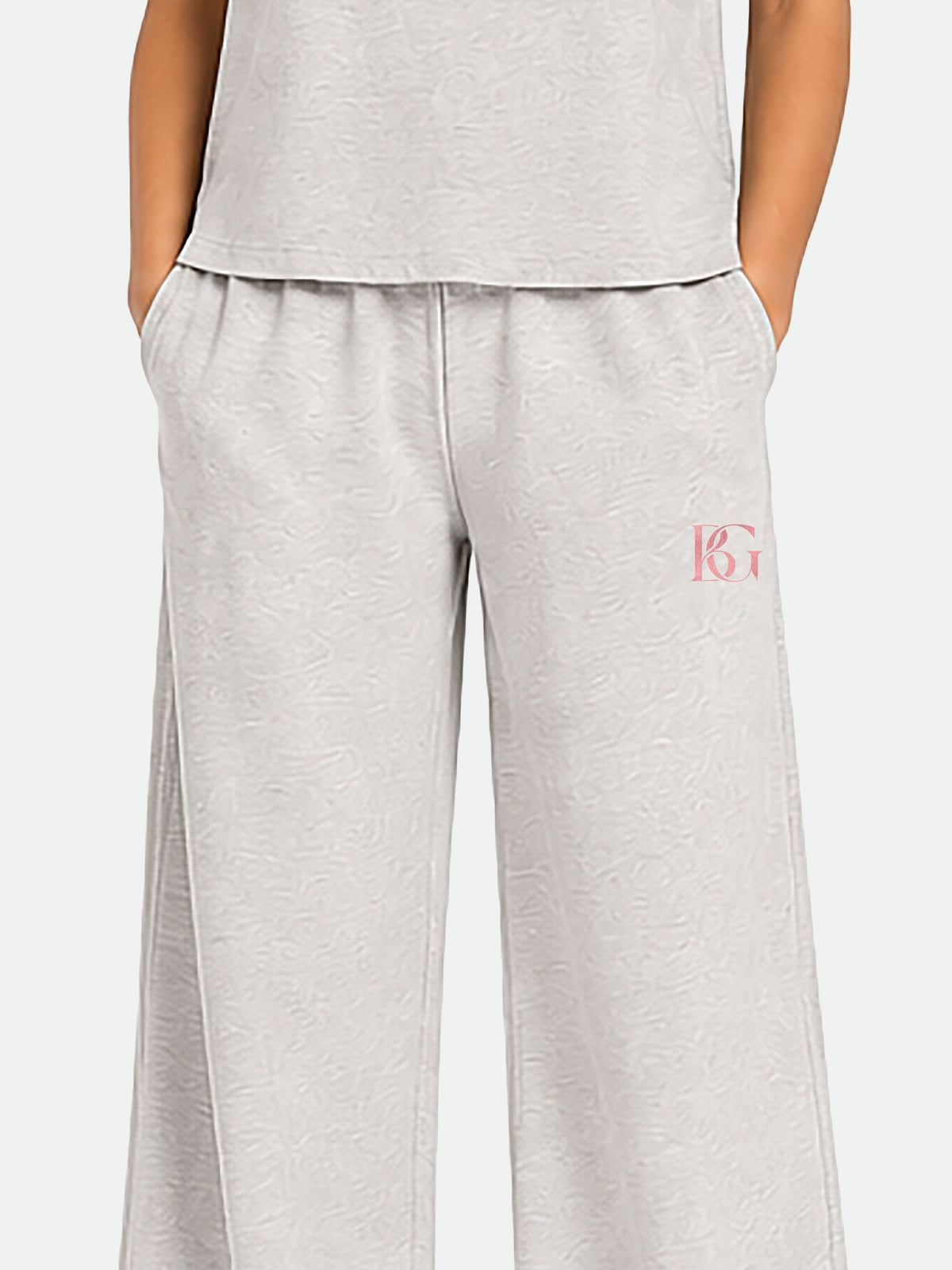 Belina Girl Girl's Cotton Relaxed Fit T-Shirt & Wide Leg Pants Co-ord Set