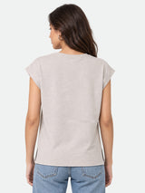 Zarelle Women's Cotton Slub Relaxed Fit Top