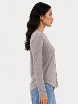 Zarelle Women's Cotton Buttoned Top