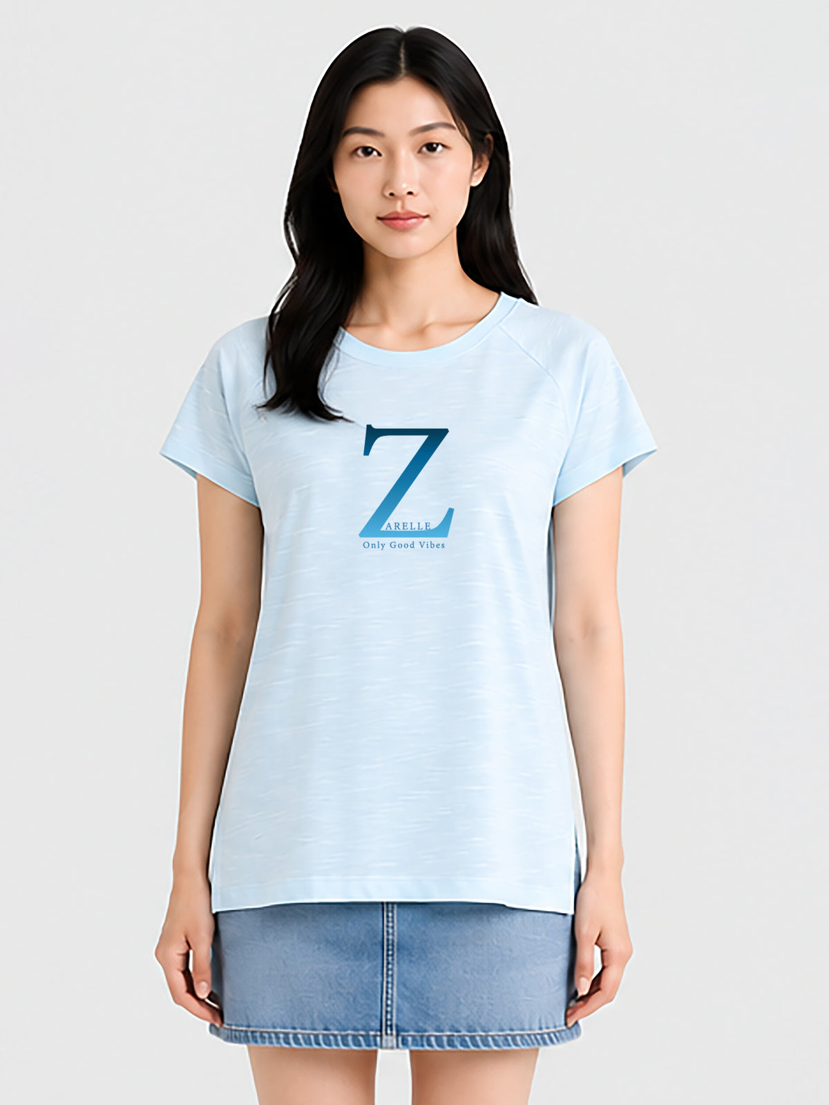 Zarelle Women's Cotton Slub Regular Fit Top