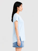 Zarelle Women's Cotton Slub Regular Fit Top