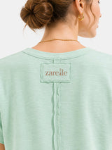 Zarelle Women's Cotton Relaxed Fit Pocket Top