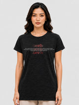 Zarelle Women's Cotton Slub Regular Fit T-Shirt