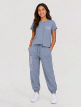 Belina Girl Girls Cotton Relaxed Fit Printed Casual T-Shirt and Jogger Co-ord Set
