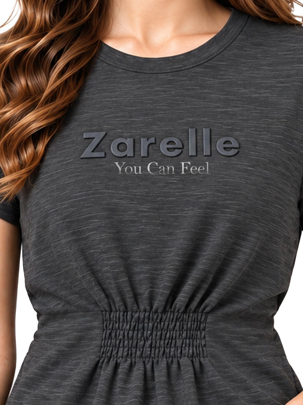 Zarelle Women's Cotton Slub Regular Fit Top