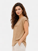 Zarelle Women's  Cotton Relaxed Fit Top