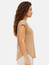Zarelle Women's  Cotton Relaxed Fit Top