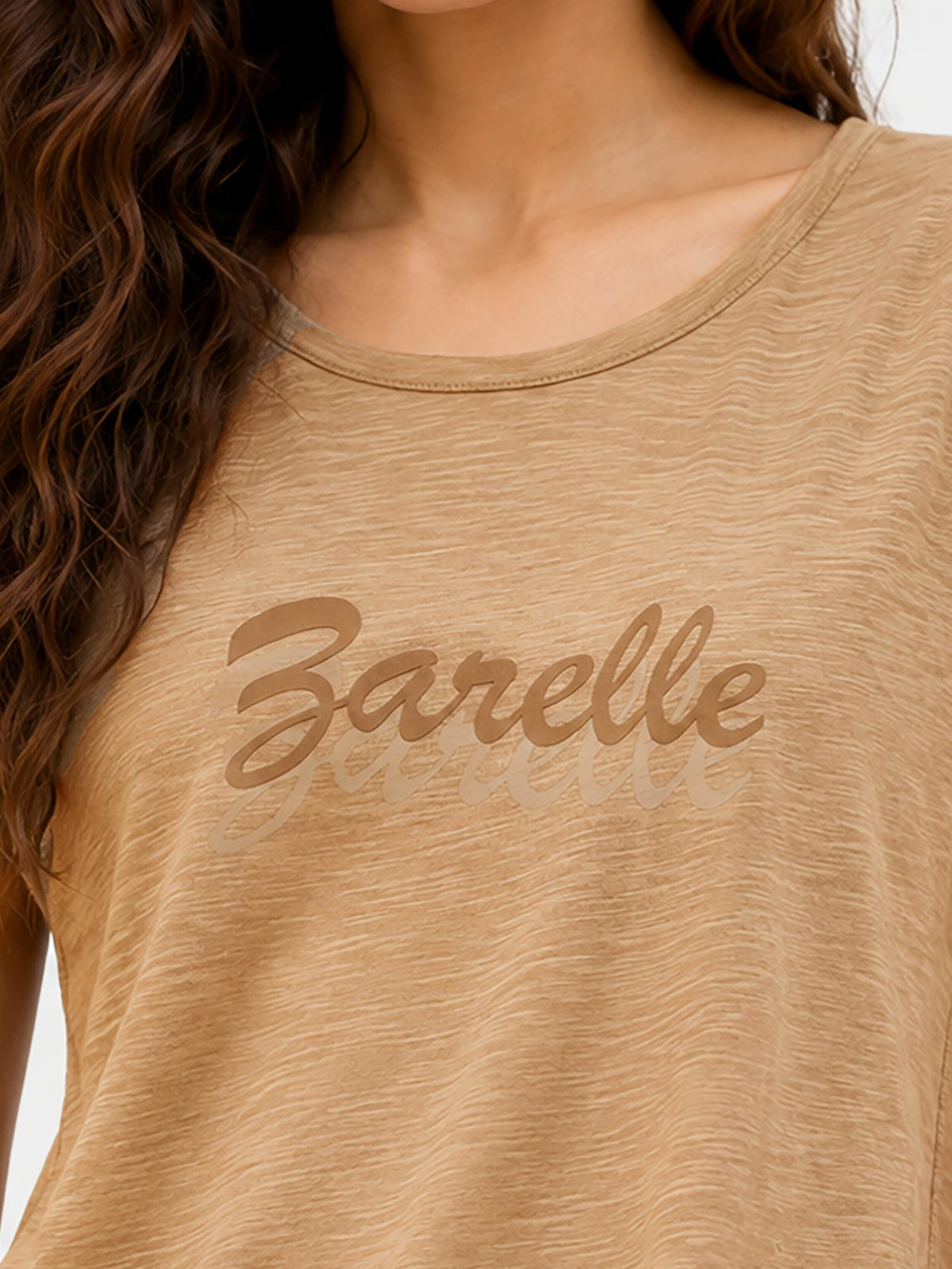 Zarelle Women's  Cotton Relaxed Fit Top