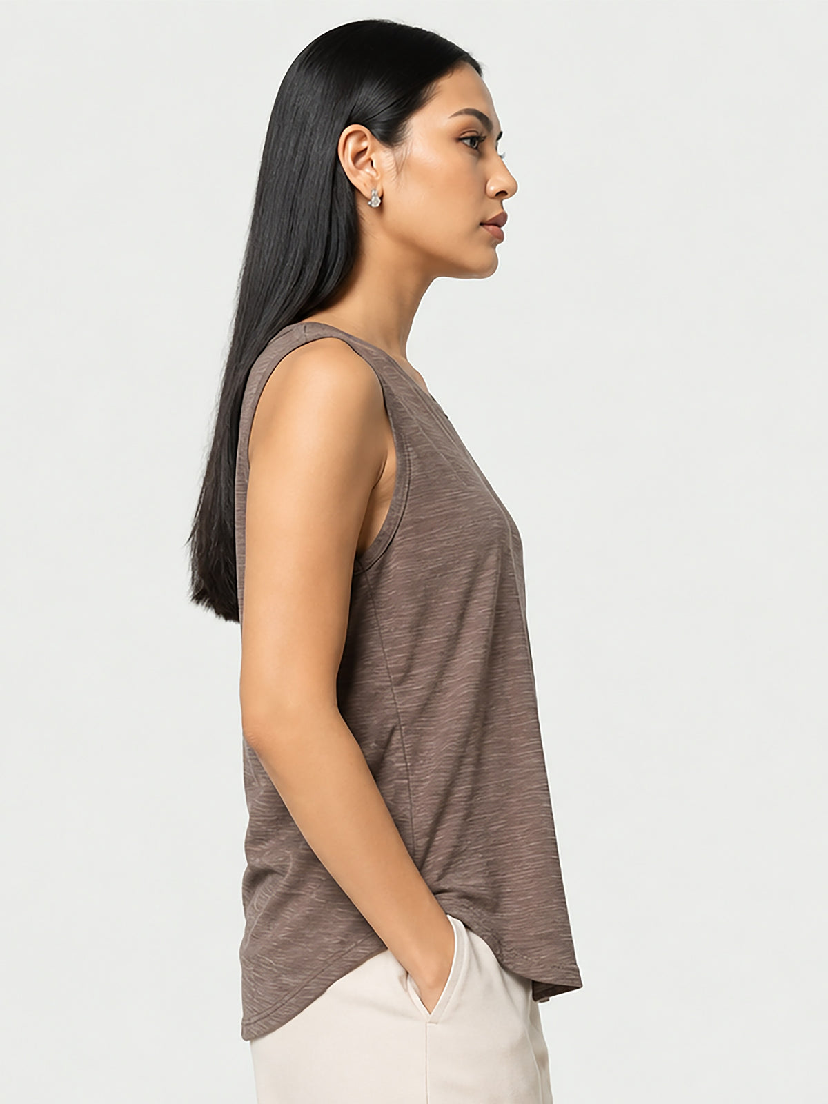 Zarelle Women's Cotton Sleeveless Top