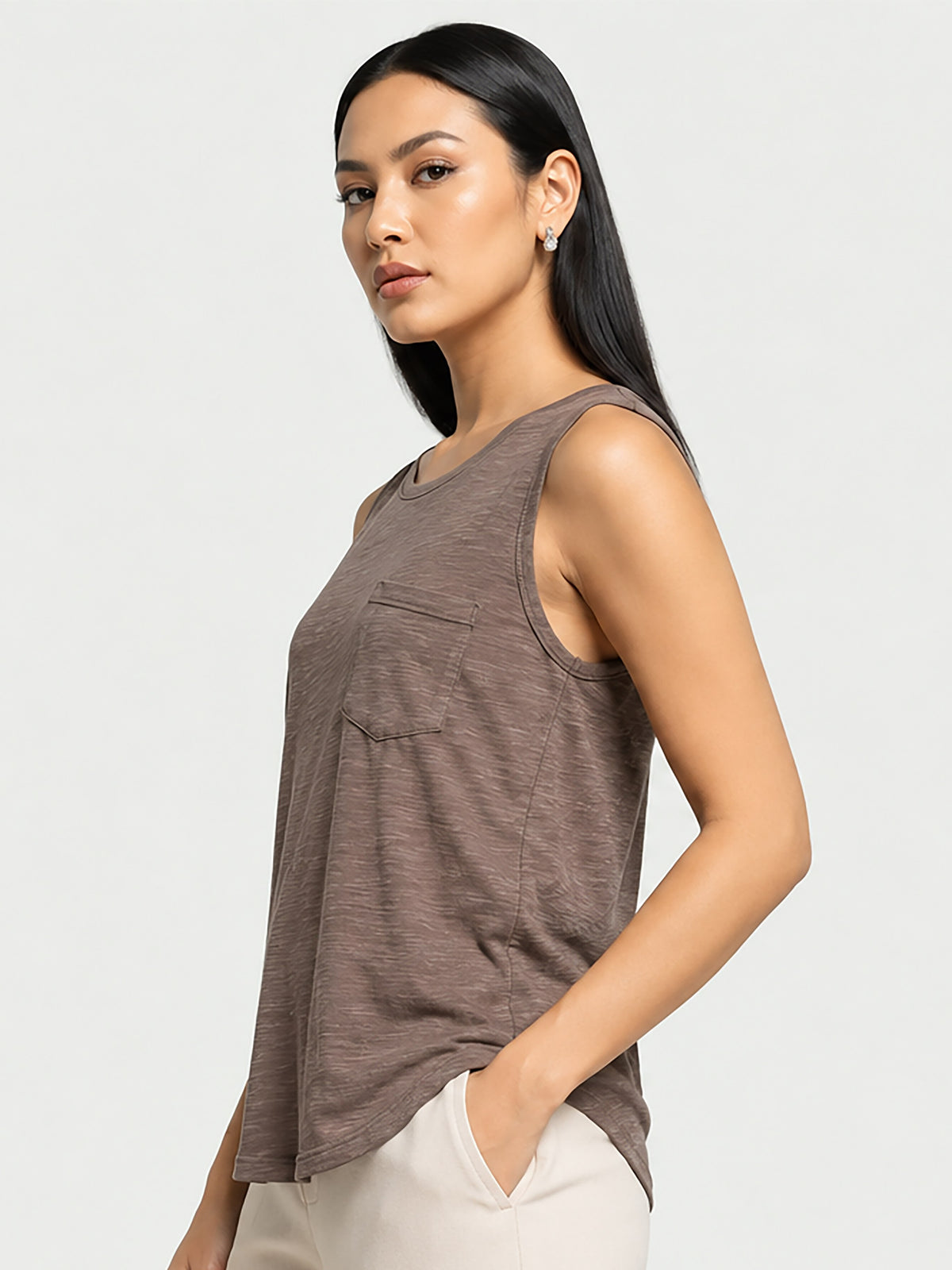 Zarelle Women's Cotton Sleeveless Top