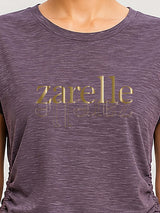 Zarelle Women's Cotton Slub Relaxed Fit Top