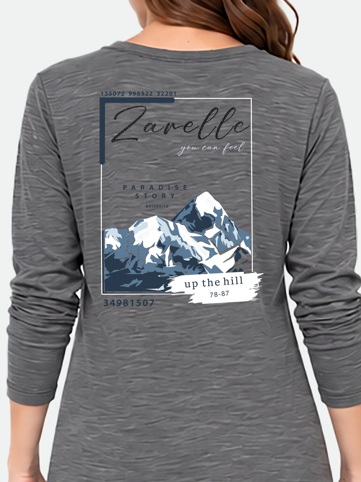 Zarelle Women's Cotton Slub Regular Fit T-Shirt