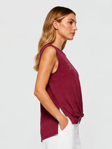 Zarelle Women's Cotton Slub Regular Fit Top
