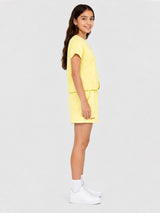 Belina Girl Girls Cotton Relaxed Fit Printed T-Shirt and Shorts Co-ord Set
