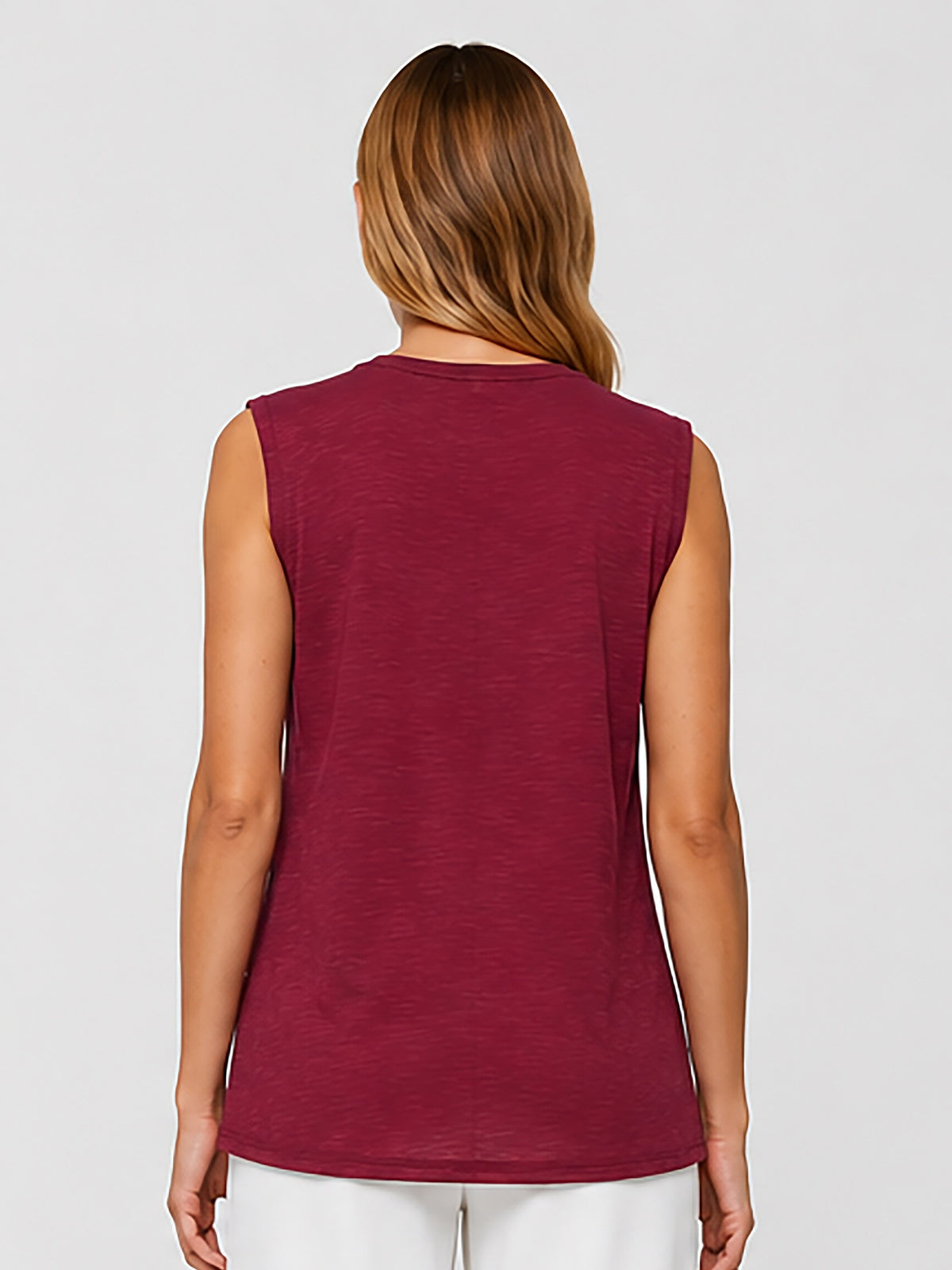 Zarelle Women's Cotton Slub Regular Fit Top