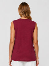 Zarelle Women's Cotton Slub Regular Fit Top