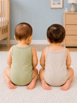 Niki Nova Baby Sleeveless Romper Soft Cotton for Baby Boys & Girls