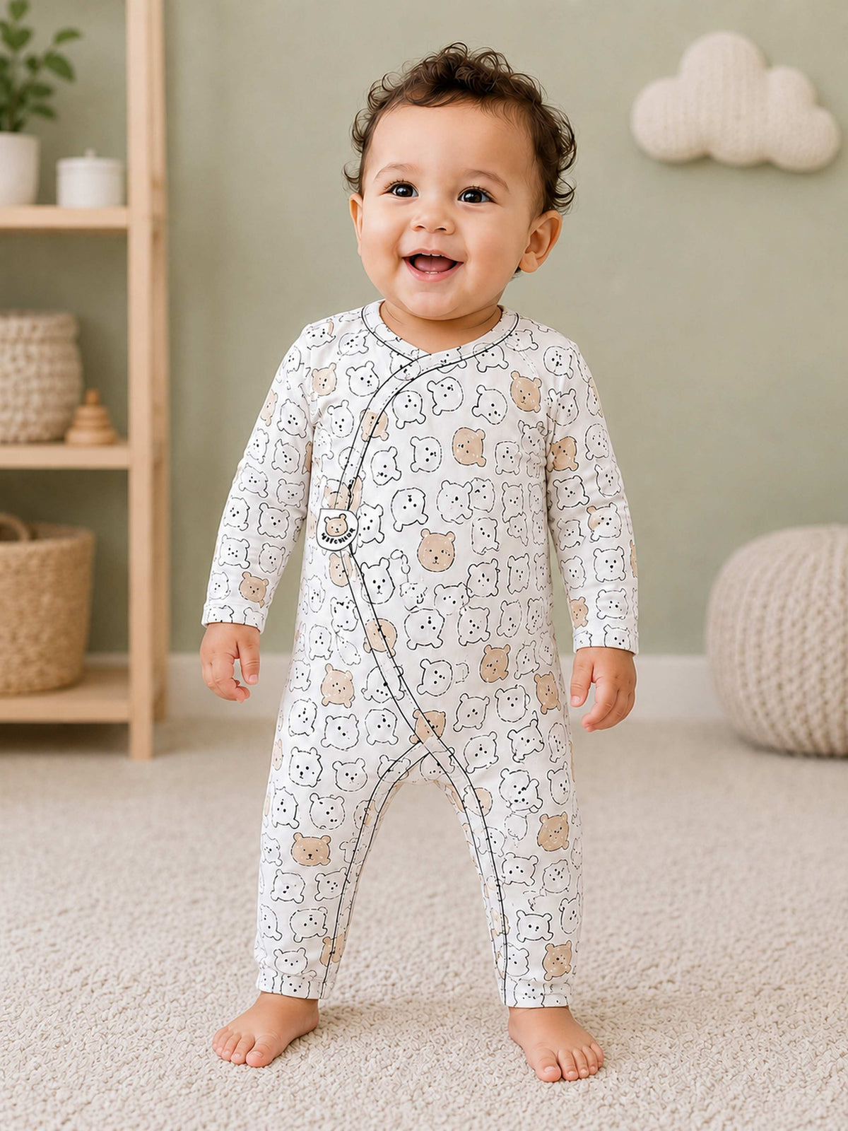 Niki Nova Baby Sleepsuit Soft Cotton for Baby Boys & Girls
